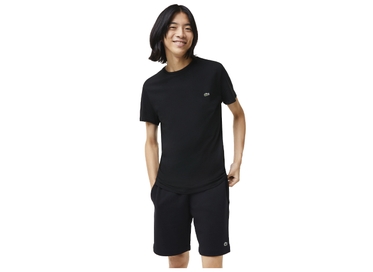 CAMISETA BÁSICA MASCULINA MANGA CURTA PRETA LACOSTE