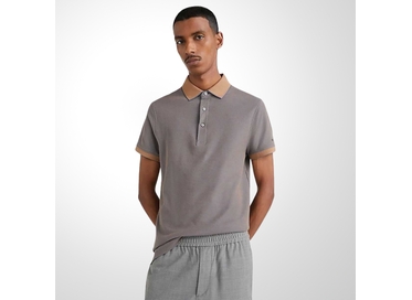 POLO MASCULINA HONEY COMB CAQUI TOMMY HILFIGER