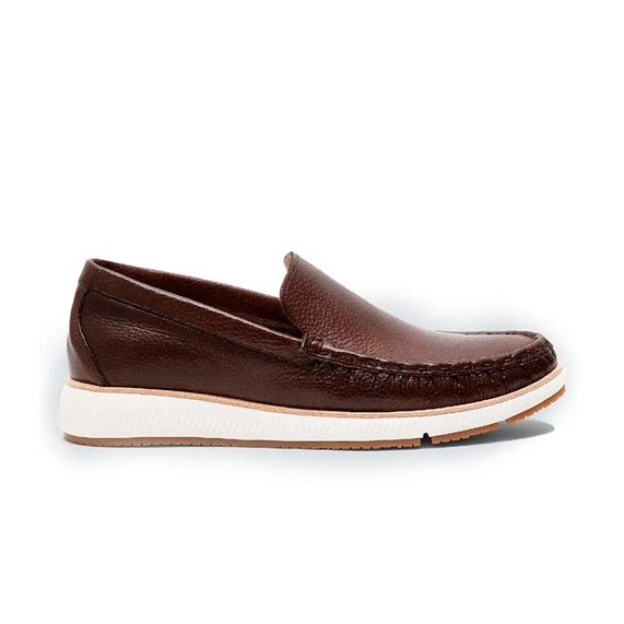 MOCASSIM COSTURA MANUAL MARROM ESCURO RICARDO ALMEIDA