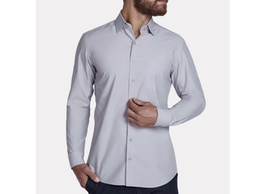CAMISA CASUAL ML CINZA 02 55225