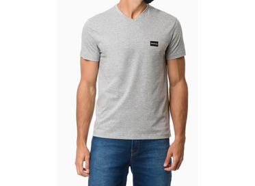 CAMISETA BASICA DEC V M/C MESCLA CKJM100