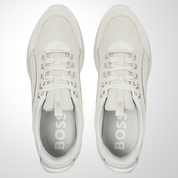 TÊNIS BOSS MASCULINO TTNM EVO SUEDE BRANCO