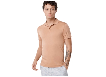 POLO PIMA CLÁSSICA BEGE RICARDO ALMEIDA