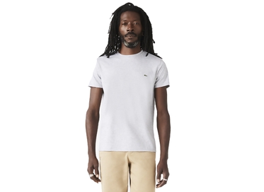 CAMISETA BÁSICA MASCULINA MANGA CURTA CINZA LACOSTE