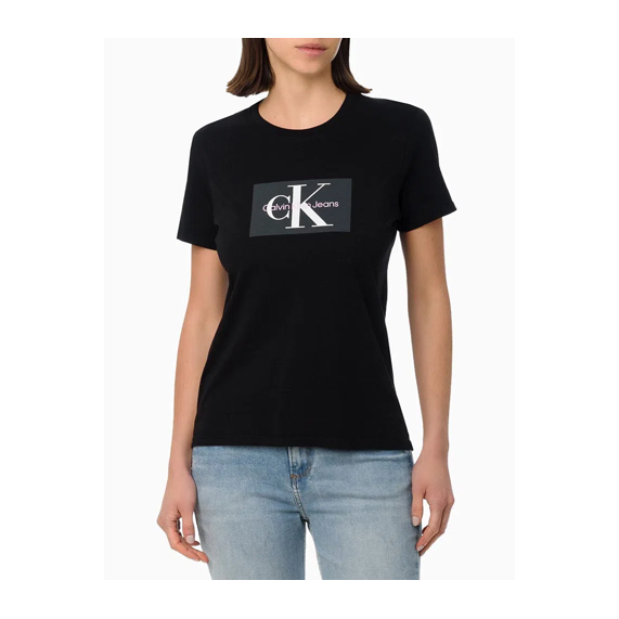 CAMISETA CASUAL M/C PRETA CKJF109