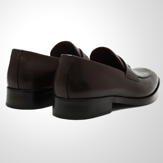 MOCASSIM RICARDO ALMEIDA SOCIAL GRAVATA SOLA COURO MARROM