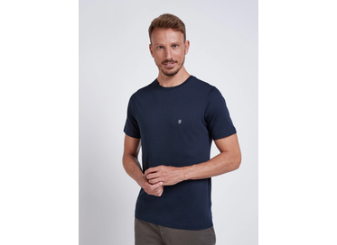 CAMISETA BASICA FIO PIMA M/C MARINHO 53420