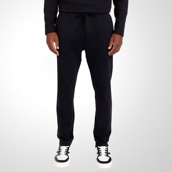 CALCA ARAMIS MASCULINA SUEDINE CANELADO PRETA