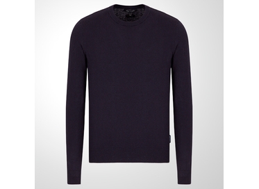 SUÉTER MASCULINO EM FIO MACIO MARINHO ARMANI EXCHANGE