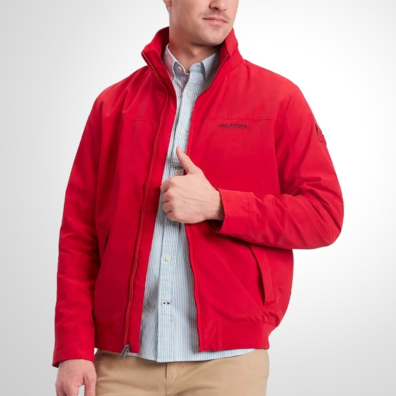 JAQUETA MASCULINA SUSTAINABLE REGATTA VERMELHA TOMMY HILFIGER
