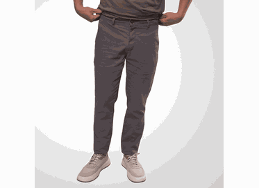 CALÇA MASCULINA MALHA PADRÃO SLIM CINZA