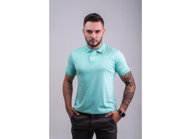 POLO FIO PIMA MC VERDE CLARO 54603