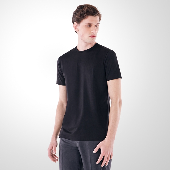 CAMISETA RICARDO ALMEIDA INTERLOC FIO 140 PRETA