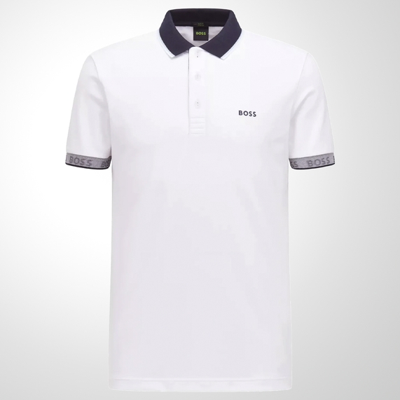 POLO MASCULINA SLIM FIT BRANCA HUGO BOSS