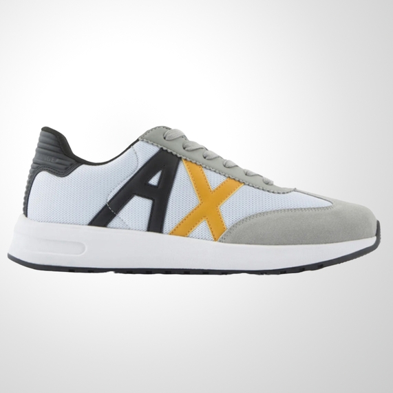 TÊNIS COM DETALHES CONTRASTANTES BRANCO ARMANI EXCHANGE