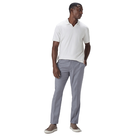 POLO MASCULINA PIMA GOLA V OFF WHITE RICARDO ALMEIDA