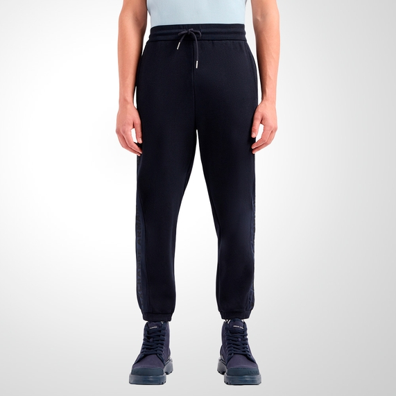 CALÇA MASCULINA JOGGER MOLETON COM LOGO MARINHO ARMANI EXCHANGE