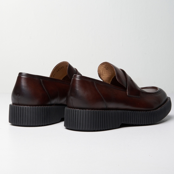 MOCASSIM MASCULINO LOAFER MARROM PADRÃO