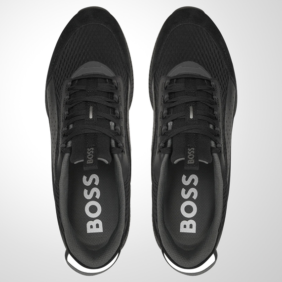 TÊNIS BOSS MASCULINO TTNM EVO SUEDE PRETO