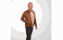 JAQUETA MASCULINA PADRÃO SUEDE CARAMELO