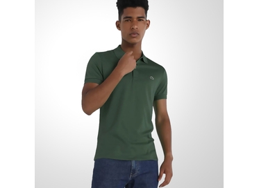 POLO MASCULINA REGULAR VERDE LACOSTE