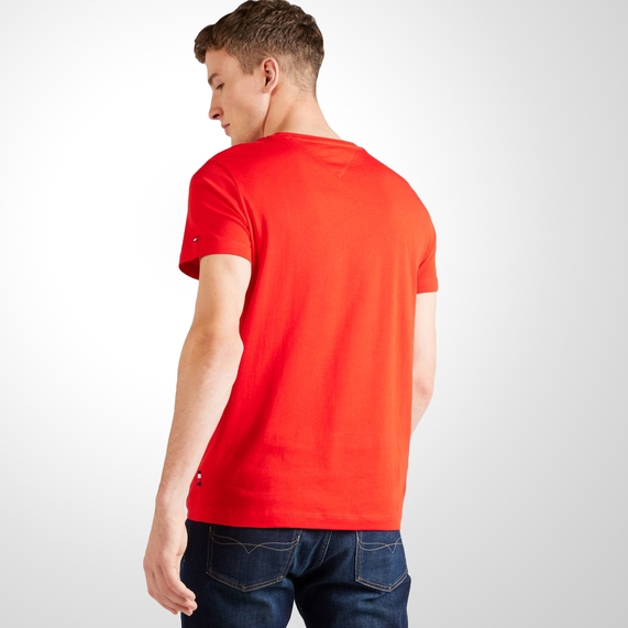 CAMISETA MONOTYPE CIRCULAR VERMELHA TOMMY HILFIGER