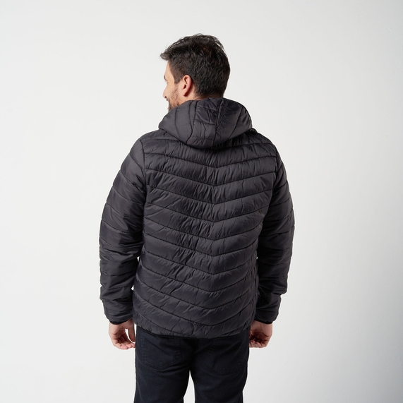 JAQUETA MASCULINA MATELASSÊ PRETA PADRÃO