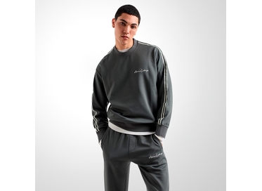 MOLETOM MASCULINO LOGO ASSINADO CHUMBO ARMANI EXCHANGE