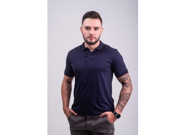 POLO FIO PIMA MC MARINHO 54603