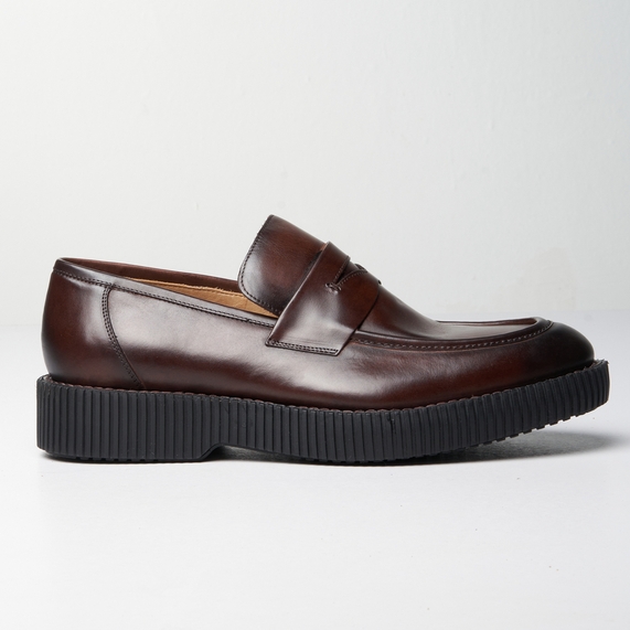 MOCASSIM MASCULINO LOAFER MARROM PADRÃO