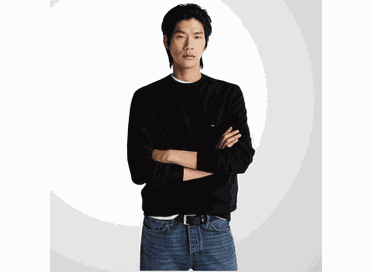 MOLETOM TOMMY HILFIGER MASCULINO PRETO