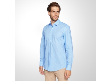 CAMISA MASCULINA HANK KENT AZUL BOSS