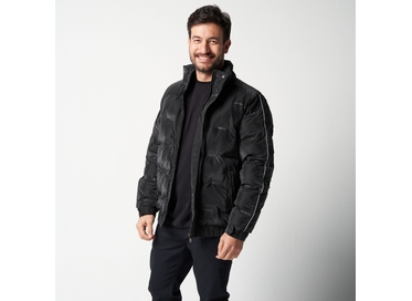 JAQUETA MASCULINA MATELASSÊ PRETA PADRÃO