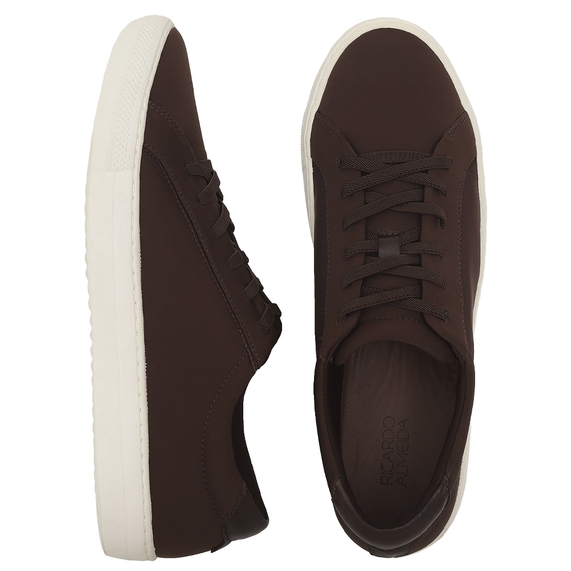 TÊNIS MASCULINO NEOPRENE COMFORT MARROM RICARDO ALMEIDA
