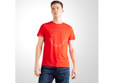 CAMISETA MONOTYPE CIRCULAR VERMELHA TOMMY HILFIGER