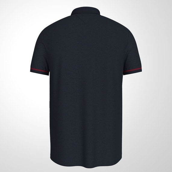 POLO MASCULINA DETALHE CARCELA MARINHO TOMMY HILFIGER