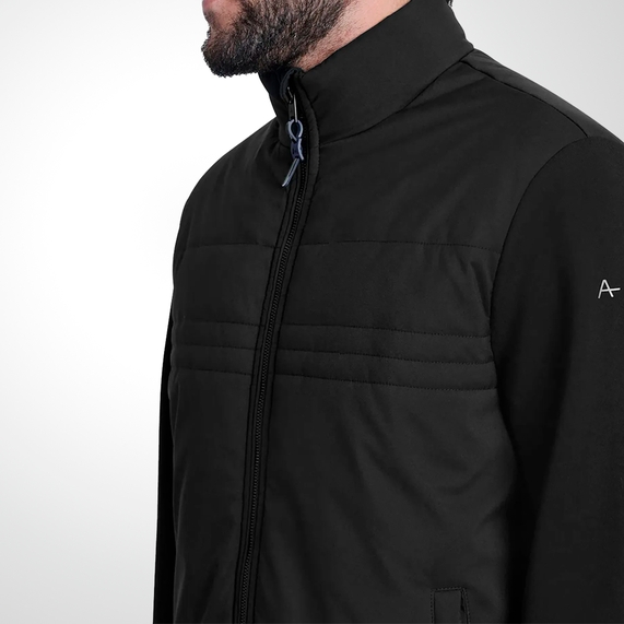 JAQUETA ARAMIS MASCULINA NYLON PRETA