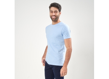CAMISETA BASICA AZUL CLARO PADRÃO