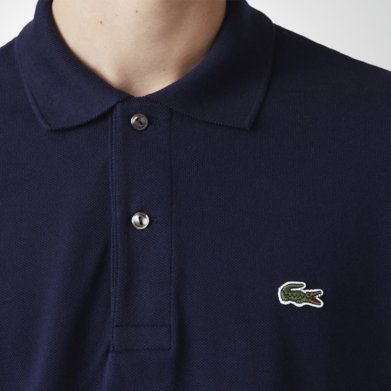 POLO MASCULINA REGULAR MANGA CURTA MARINHO LACOSTE