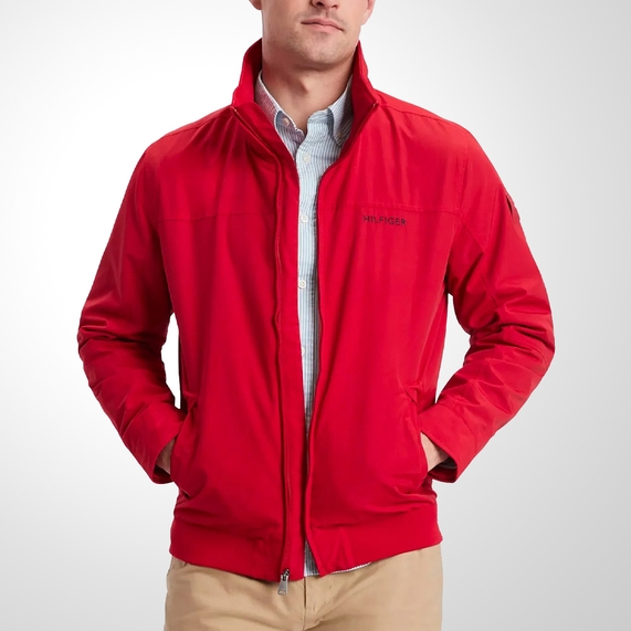 JAQUETA MASCULINA SUSTAINABLE REGATTA VERMELHA TOMMY HILFIGER