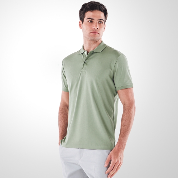 POLO RICARDO ALMEIDA PIMA CLÁSSICA VERDE