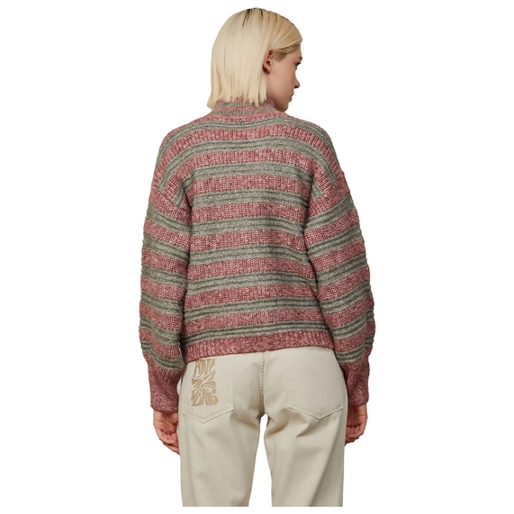 BLUSA FEMININA TRICOT LISTRADA ANIMALE JEANS