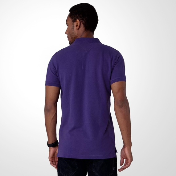 POLO MASCULINA 1985 REGULAR ROXA TOMMY HILFIGER