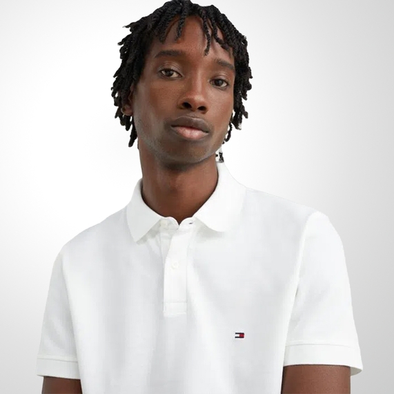 POLO MASCULINA 1985 REGULAR BRANCA TOMMY HILFIGER