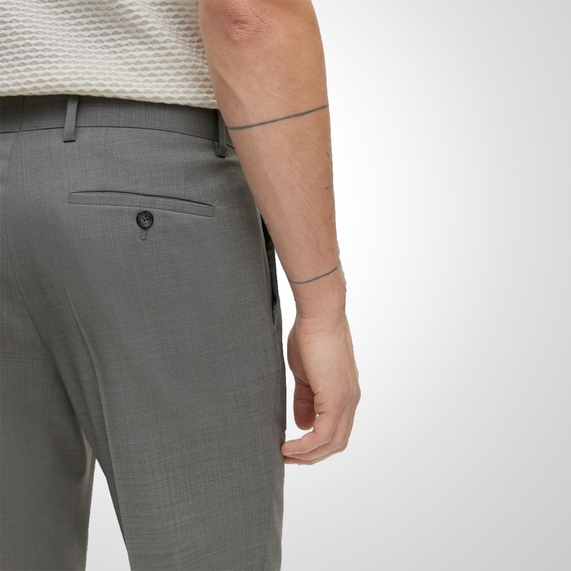 TERNO MASCULINO SLIM FIT CINZA BOSS