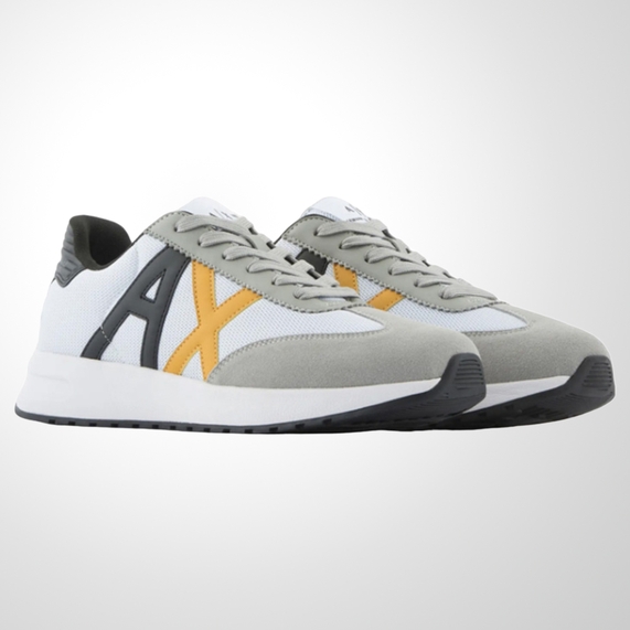 TÊNIS COM DETALHES CONTRASTANTES BRANCO ARMANI EXCHANGE