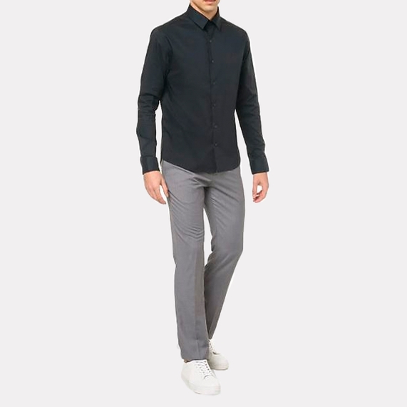 CAMISA BASICA ML PRETA CKSM10