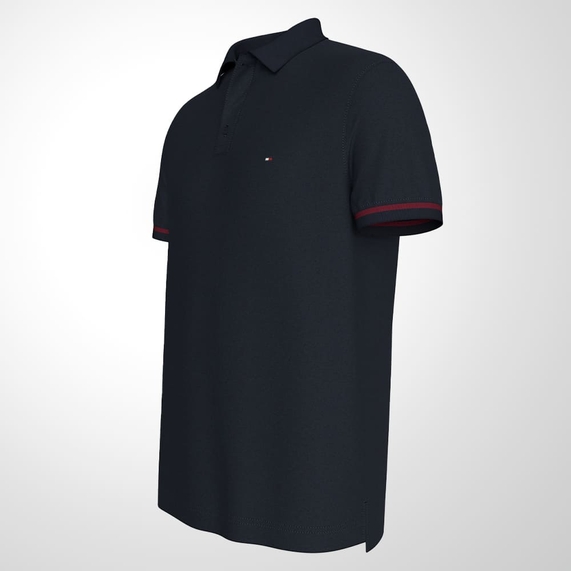 POLO MASCULINA DETALHE CARCELA MARINHO TOMMY HILFIGER