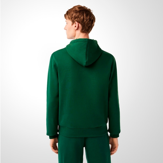 MOLETOM MASCULINO COM CAPUZ VERDE LACOSTE