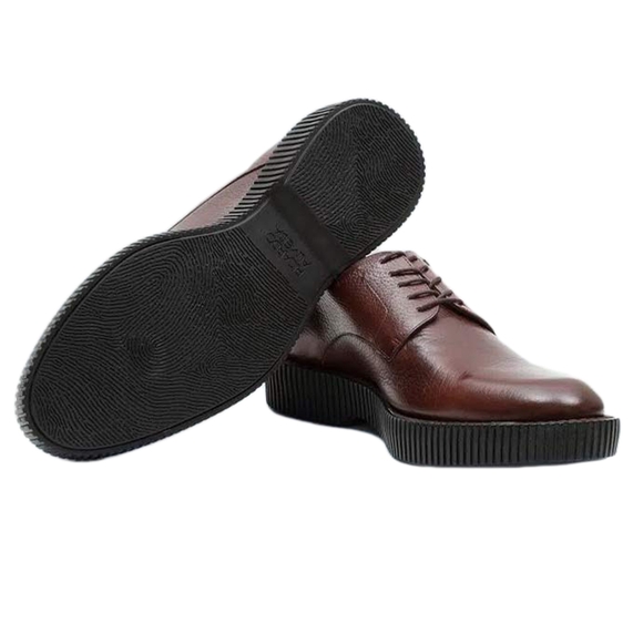 SAPATO MASCULINO DERBY MARROM RICARDO ALMEIDA